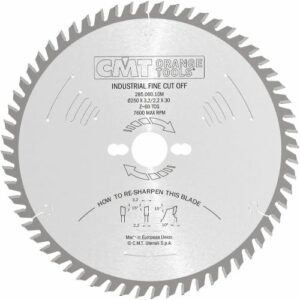 CMT Orange Tools 250X3.2X60 F=30 #285-060-10M