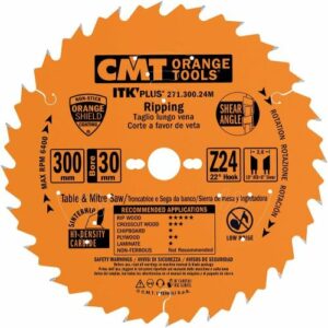 CMT Orange Tools 300X3.0X24 Z=24 #271-300-24M