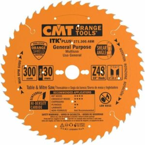 CMT Orange Tools 300X2.6X30 Z=48 #271-300-48M