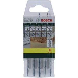 Bosch T8 JigSaw Blade 8PCS Set - 2607019458