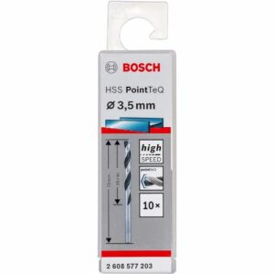 Bosch HSS Drill Bit PointTeQ 6.0MM (10pcs) - 2608577228