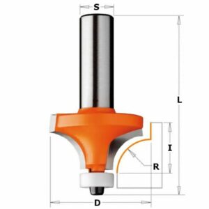 CMT Orange Tools 980-504-11 Roundover Bit Corian