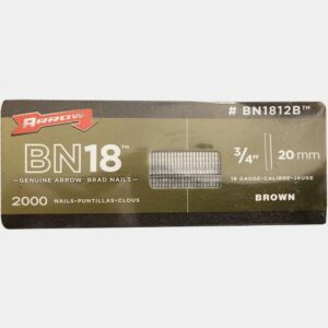 Arrow BN1812B Brad Nails 3/4" Brown
