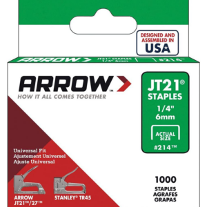 Arrow JT21 Staples 1/4" (214)