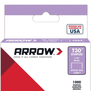 Arrow Fastener 304 T30 1/4"
