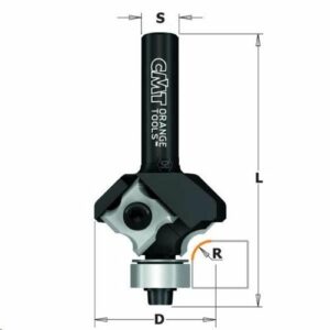 CMT Orange Tools 661-020-11 Roundover with insert knives
