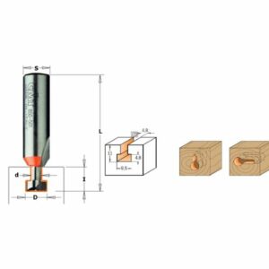 CMT Orange Tools 750.001.11 Keyhole Bit