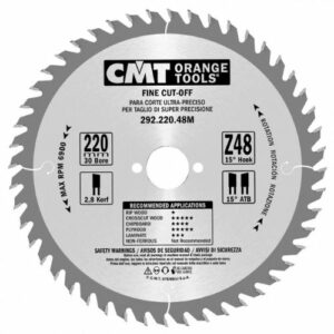 CMT Orange Tools 230X2.8X30 Z=48 #292-230-48M