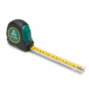 Sata Measuring Tape Metric 05Mtr Rubber Grip - GL91335Me