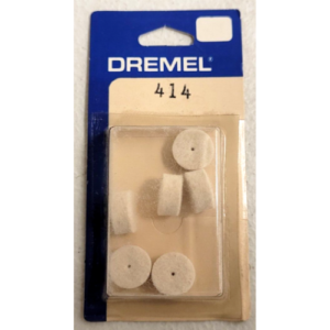 Dremel 414 Felt Polishing Wheel 1/2" 6Pcs