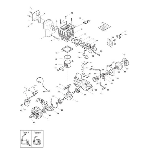 alpina a4000 petrol chain saw 2